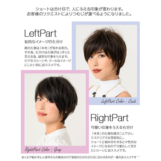 ナチュラルマニッシュショート フルウィッグ
